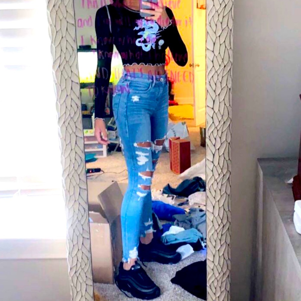 Crop top Dragon shirt